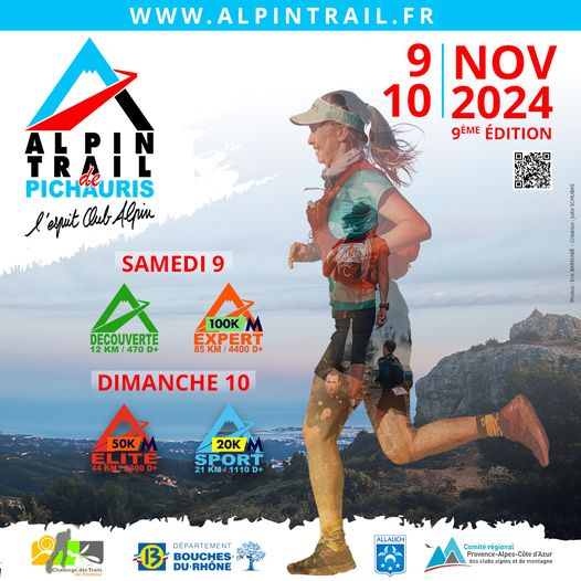 ALPIN TRAIL DE PICHAURIS DES 9 ET 10 NOVEMBRE 2024 – PRESENTATION