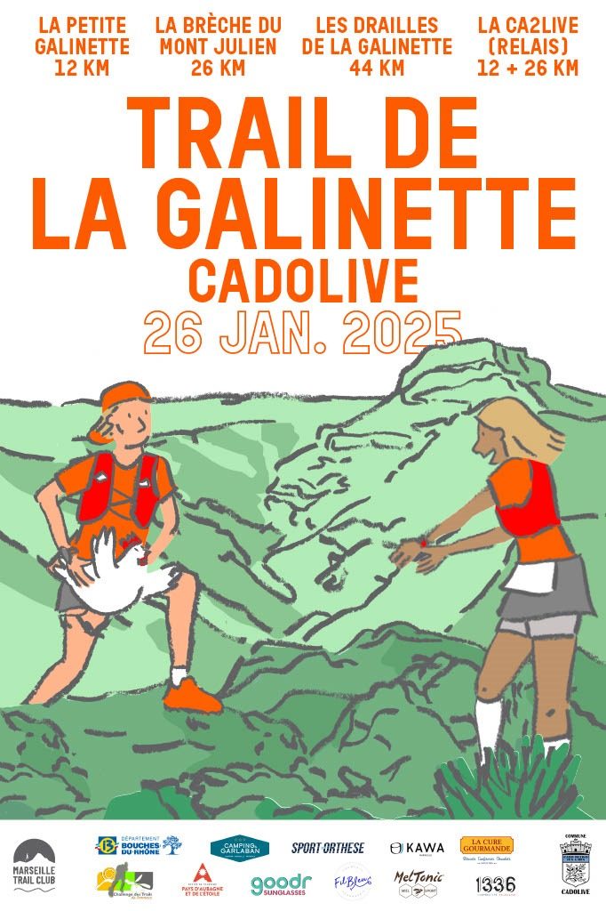 Le Trail de la Galinette 2025 : RDV le 26 janvier à Cadolive pour l’ouverture du Challenge !